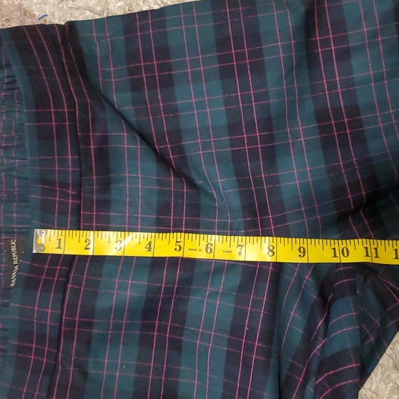 Banana Republic Hayden Pant Green Plaid NWOT  sz 10 - Picture 6 of 9